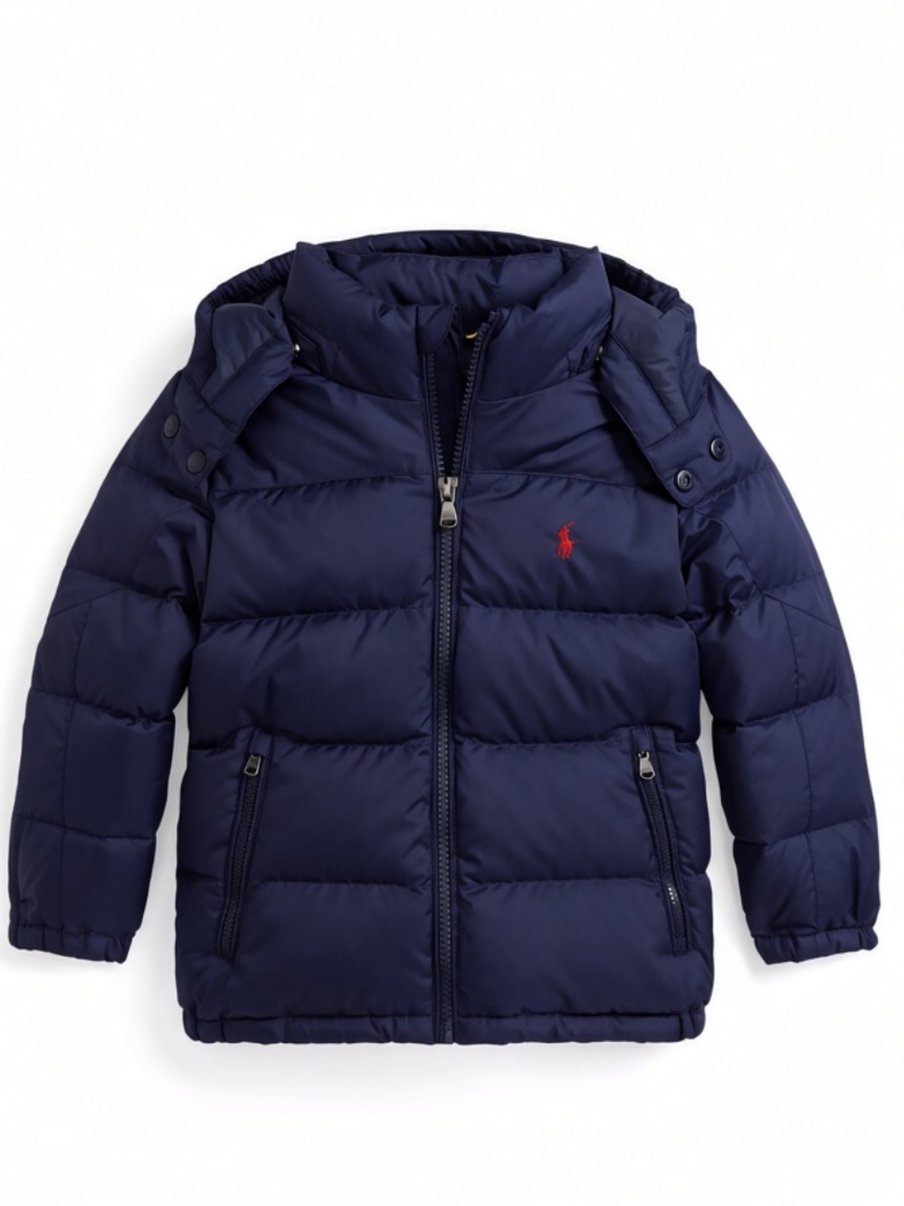 Polo by Ralph Lauren Navy Puffer Jacket with Red Pony